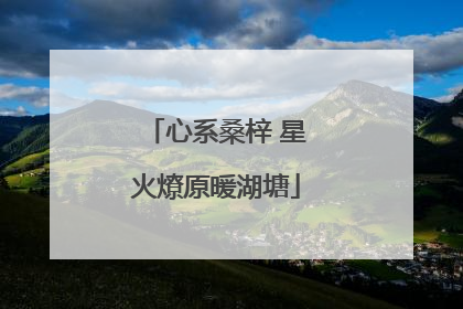 心系桑梓 星火燎原暖湖塘